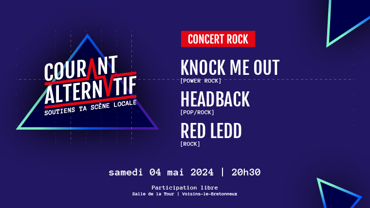 Courant Alternatif, concert Rock